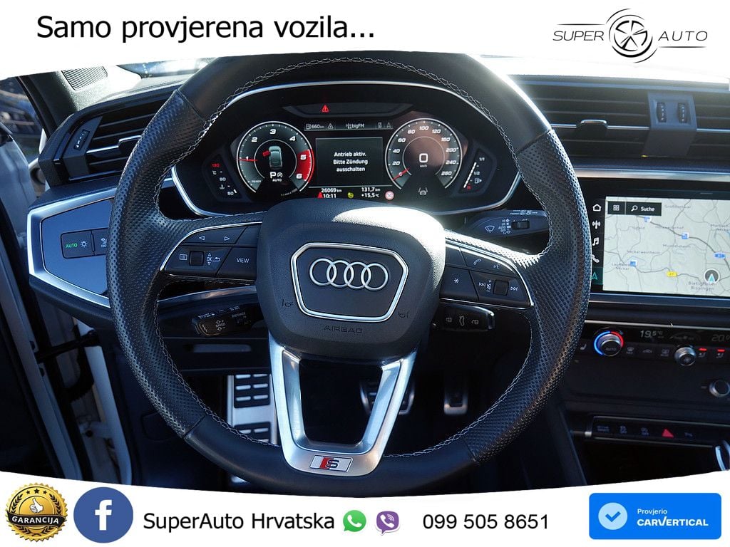 Audi Q3 Sportback 40 TDI (200 KS) quattro S tronic S line LED+GR SJED+ACC