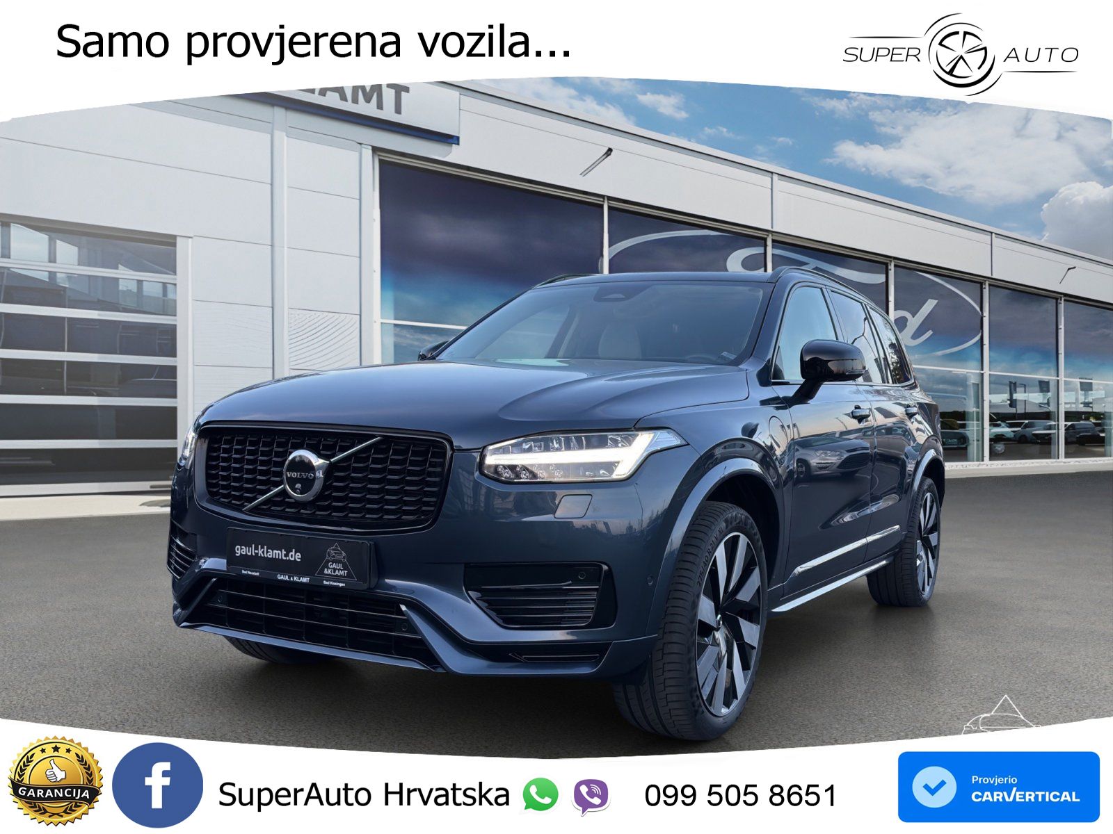 Volvo XC90 2.0 T8 AWD Automatic ACC+HEAD+4xGR SJED+360+PANO