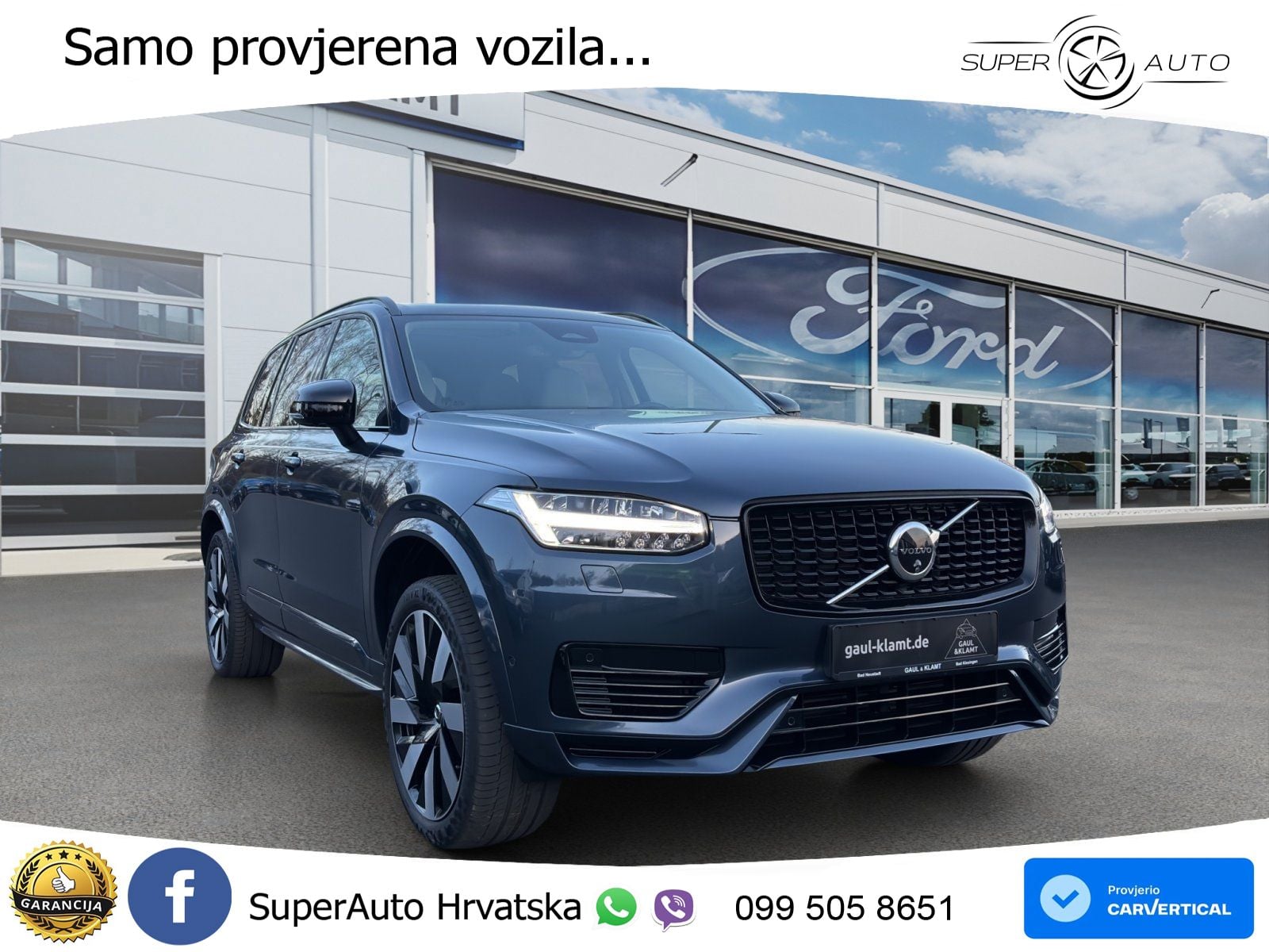 Volvo XC90 2.0 T8 AWD Automatic ACC+HEAD+4xGR SJED+360+PANO