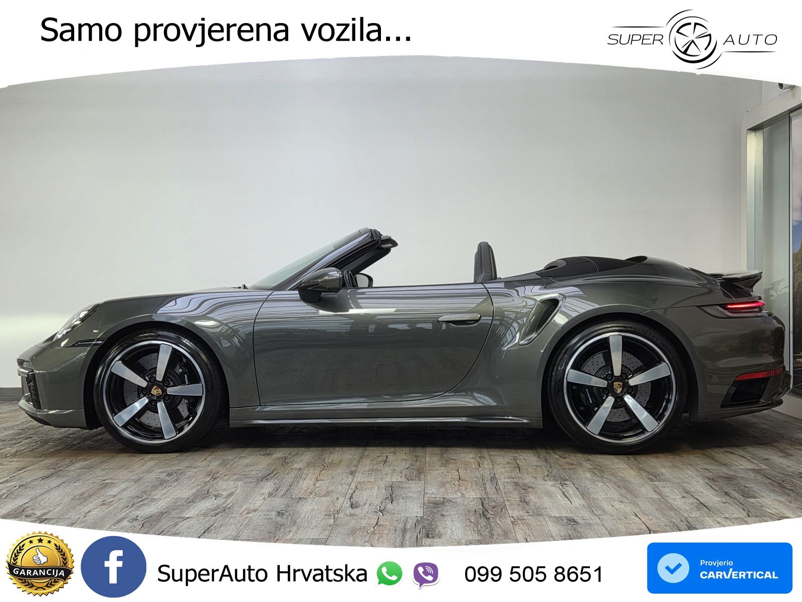 Porsche 911 Turbo Cabriolet 3.8 (580 KS) PDK LED+GR SJED+ACC