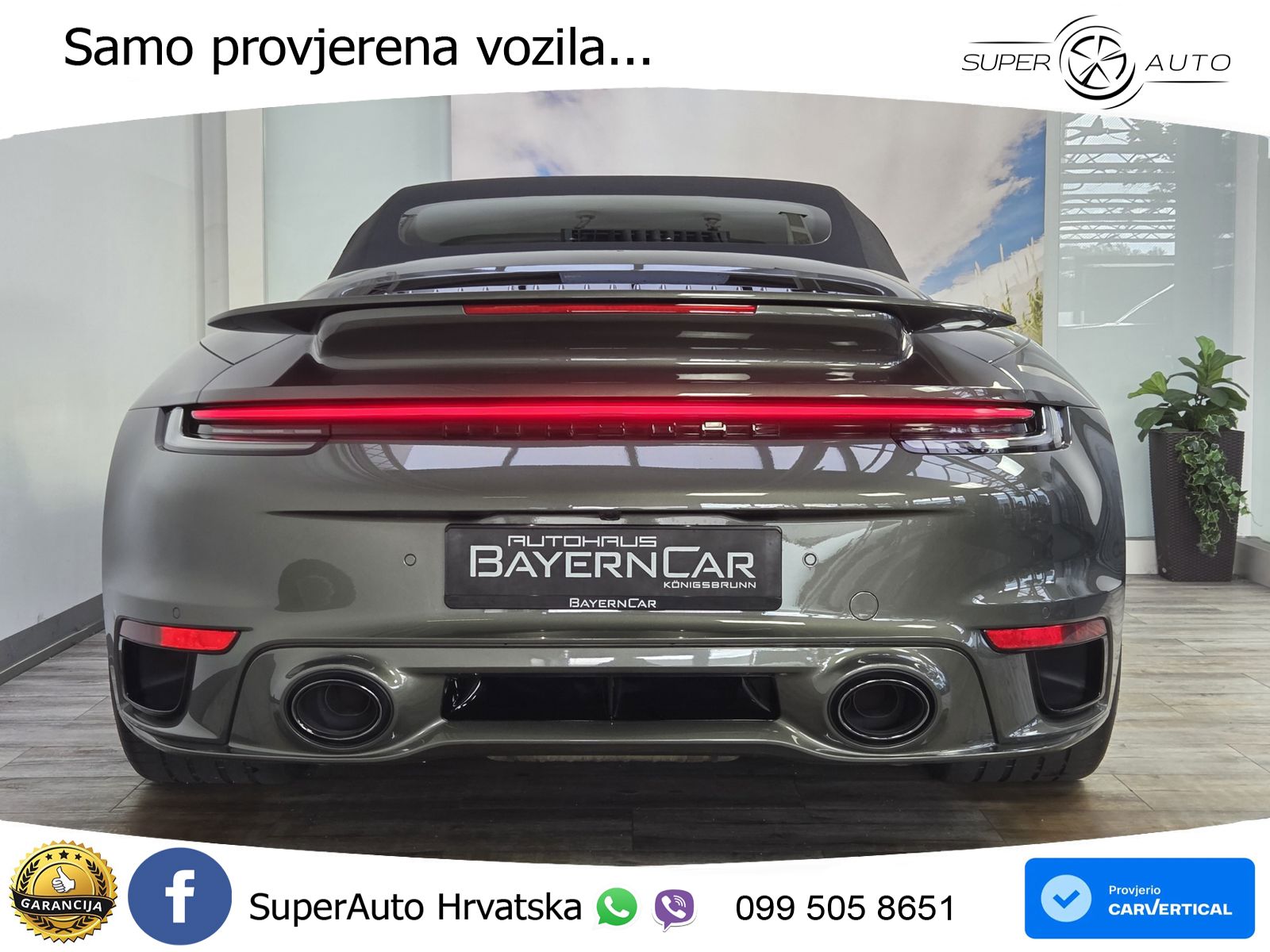 Porsche 911 Turbo Cabriolet 3.8 (580 KS) PDK LED+GR SJED+ACC