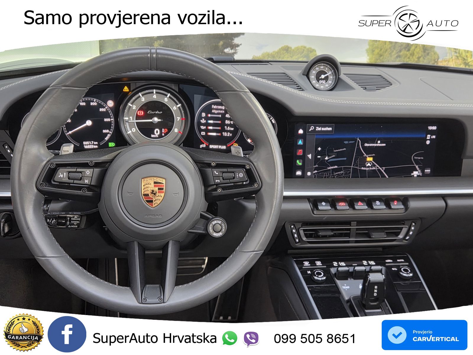 Porsche 911 Turbo Cabriolet 3.8 (580 KS) PDK LED+GR SJED+ACC