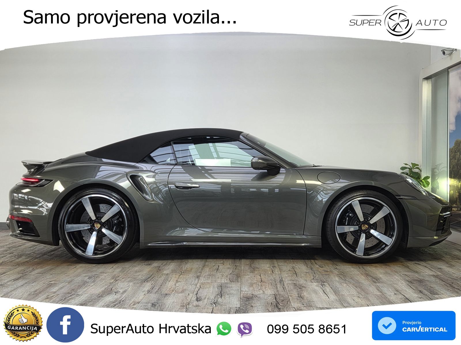 Porsche 911 Turbo Cabriolet 3.8 (580 KS) PDK LED+GR SJED+ACC