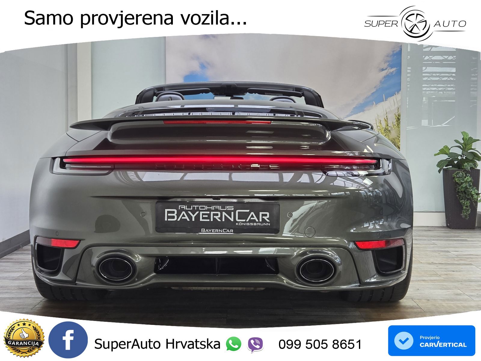 Porsche 911 Turbo Cabriolet 3.8 (580 KS) PDK LED+GR SJED+ACC