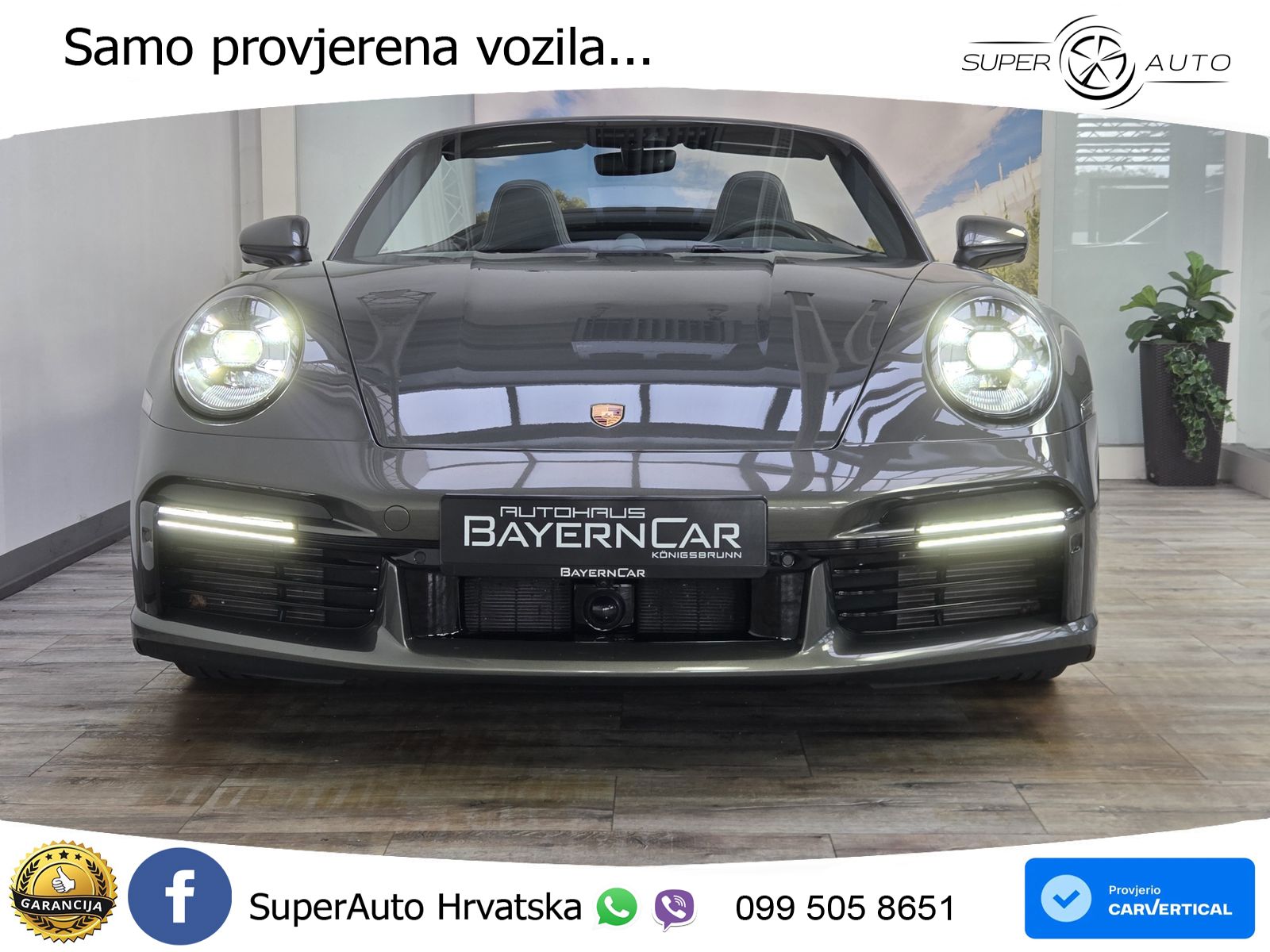 Porsche 911 Turbo Cabriolet 3.8 (580 KS) PDK LED+GR SJED+ACC