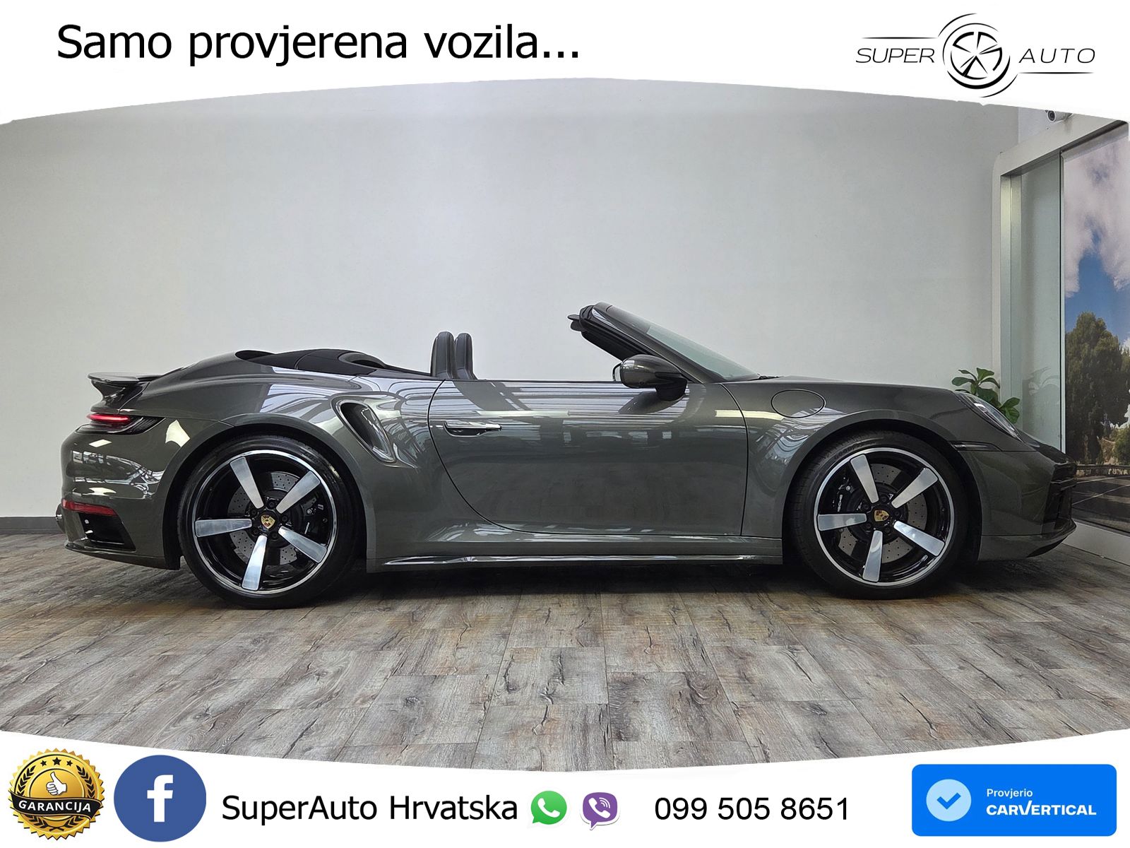 Porsche 911 Turbo Cabriolet 3.8 (580 KS) PDK LED+GR SJED+ACC