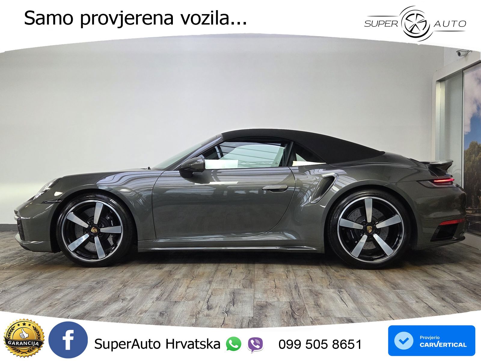 Porsche 911 Turbo Cabriolet 3.8 (580 KS) PDK LED+GR SJED+ACC