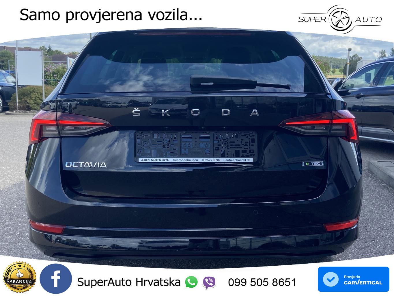 Škoda Octavia Combi 1.5 TSI EVO e-TEC (150 KS) DSG LED+GR SJED+ACC