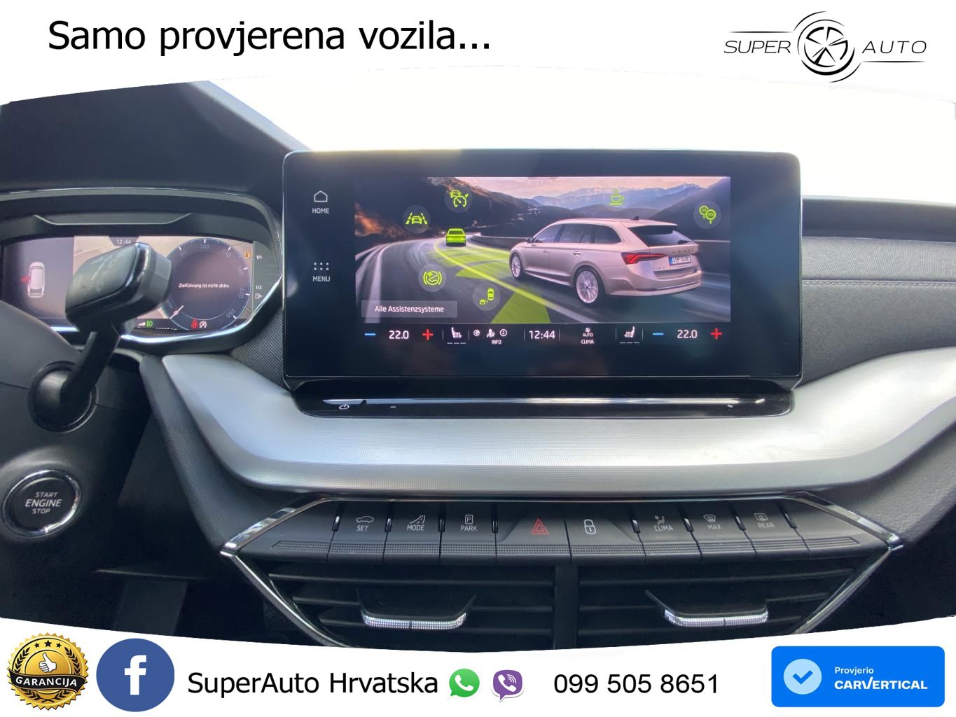 Škoda Octavia Combi 1.5 TSI EVO e-TEC (150 KS) DSG LED+GR SJED+ACC