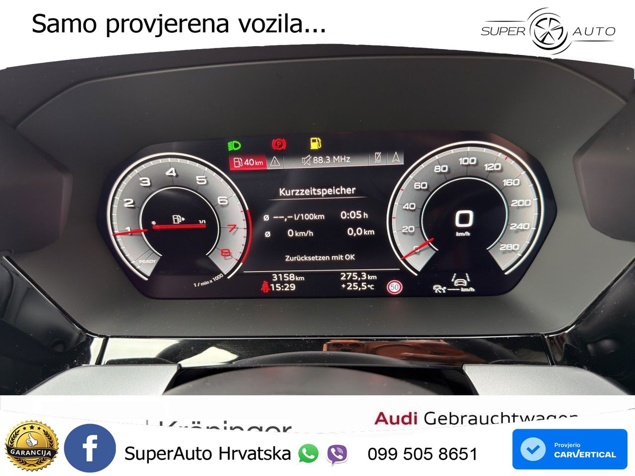 Audi A3 35 TFSI (150 KS) advanced LED+GR SJED+ACC