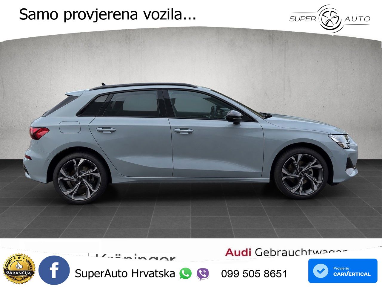 Audi A3 35 TFSI (150 KS) advanced LED+GR SJED+ACC