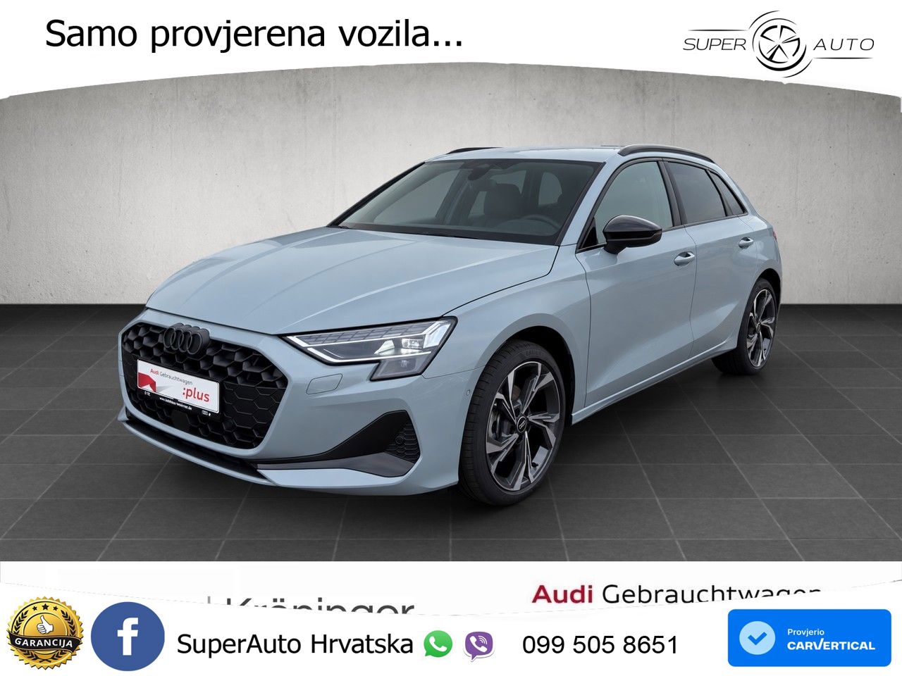 Audi A3 35 TFSI (150 KS) advanced LED+GR SJED+ACC