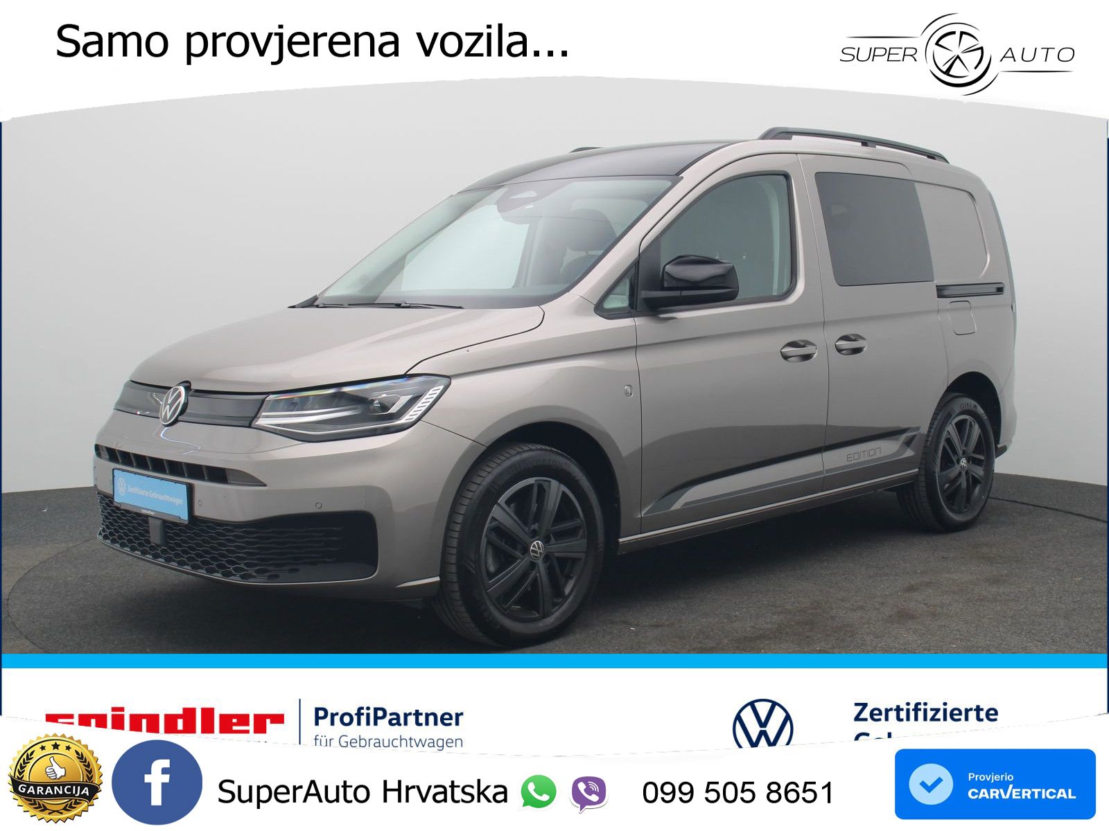 Volkswagen Caddy Kombi Flexible DSG/ CarPlay, LED, RFK, SHZ 122 KS