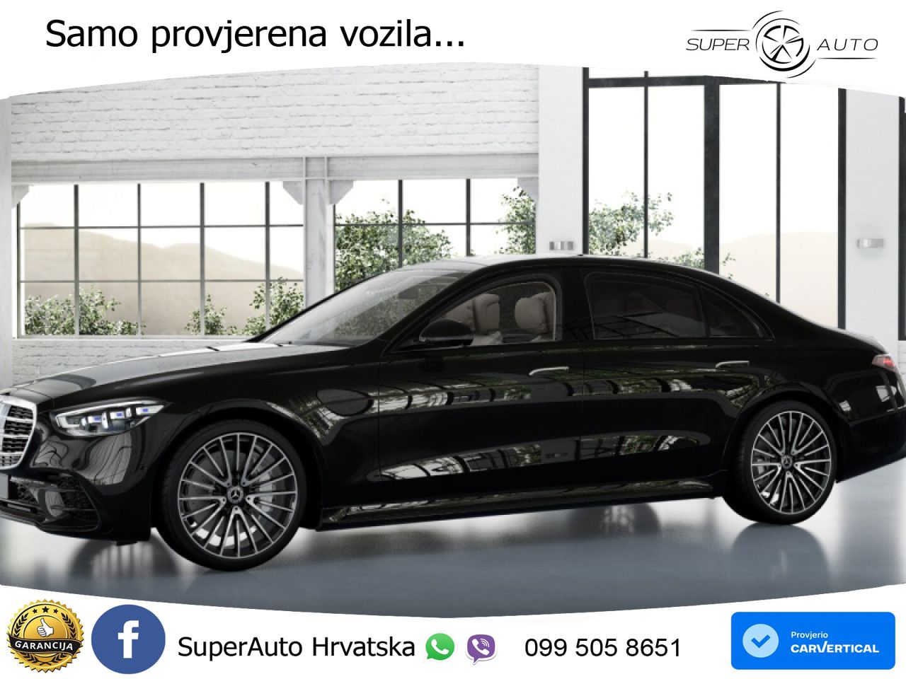 Mercedes S 450d (367 KS) EQ Boost 4MATIC 9G-TRONIC AMG LED+GR SJED+ACC