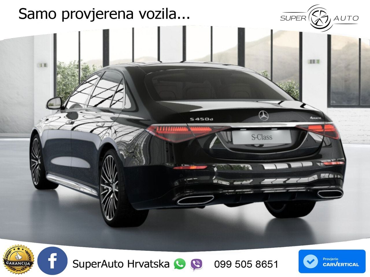 Mercedes S 450d (367 KS) EQ Boost 4MATIC 9G-TRONIC AMG LED+GR SJED+ACC