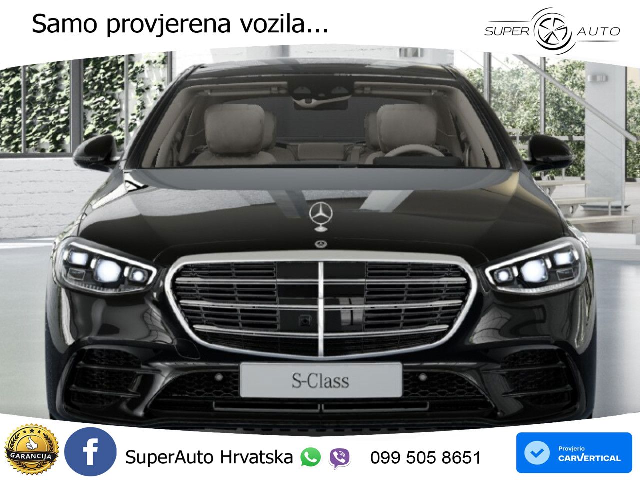 Mercedes S 450d (367 KS) EQ Boost 4MATIC 9G-TRONIC AMG LED+GR SJED+ACC