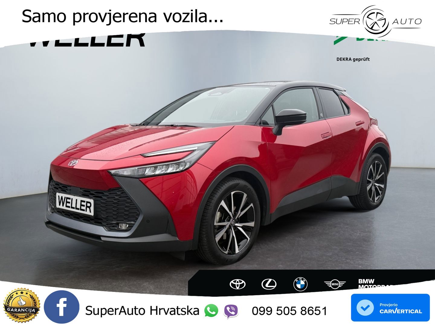 Toyota C-HR 1.8 (140 KS) Hybrid e-CVT Team D LED+GR SJED+ACC