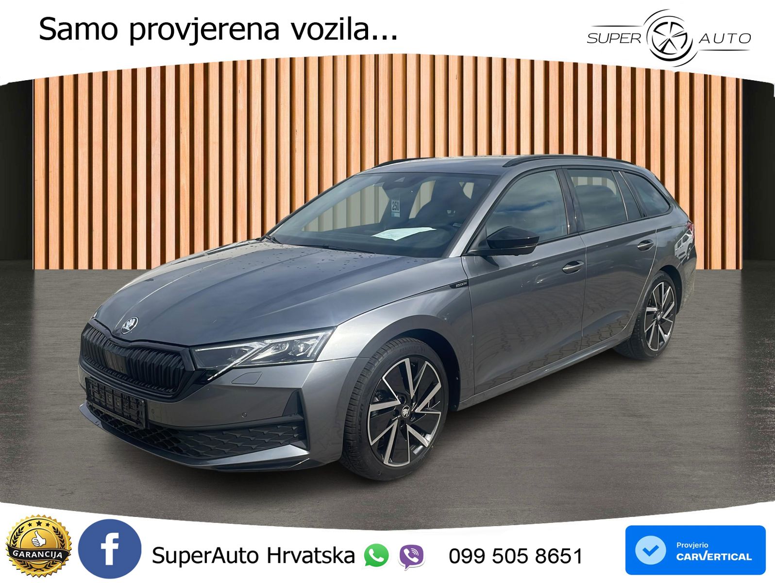 Škoda Octavia Combi 2.0 TDI (150 KS) DSG SportLine LED+GR SJED+ACC