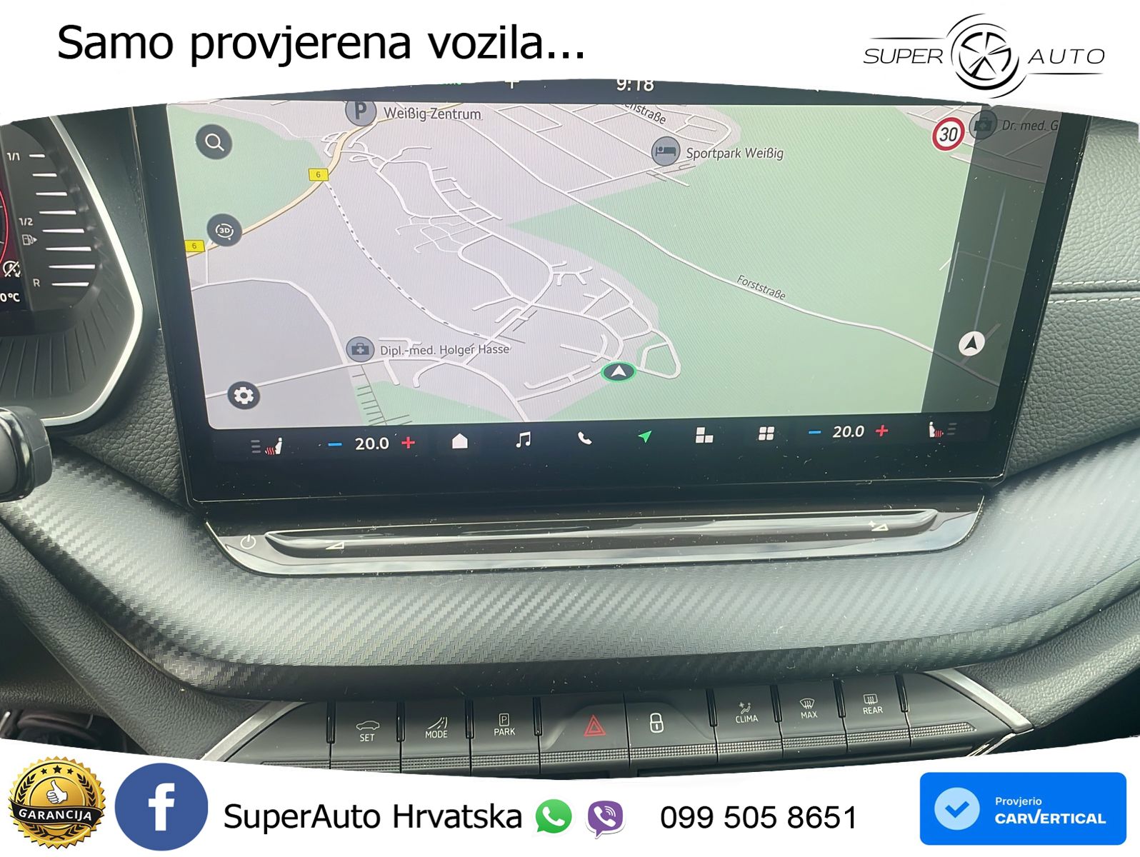 Škoda Octavia Combi 2.0 TDI (150 KS) DSG SportLine LED+GR SJED+ACC