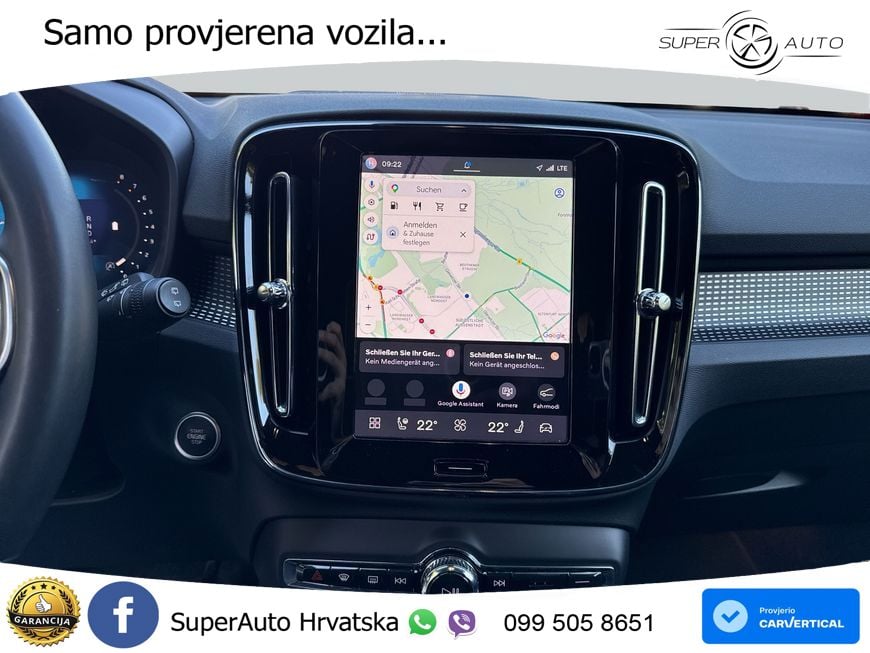 Volvo XC40 2.0 B3 163 KS Automatic LED+GR SJED+ACC