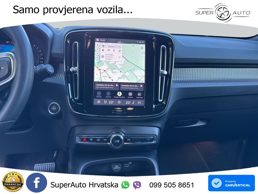 Volvo XC40 2.0 B3 163 KS Automatic LED+GR SJED+ACC
