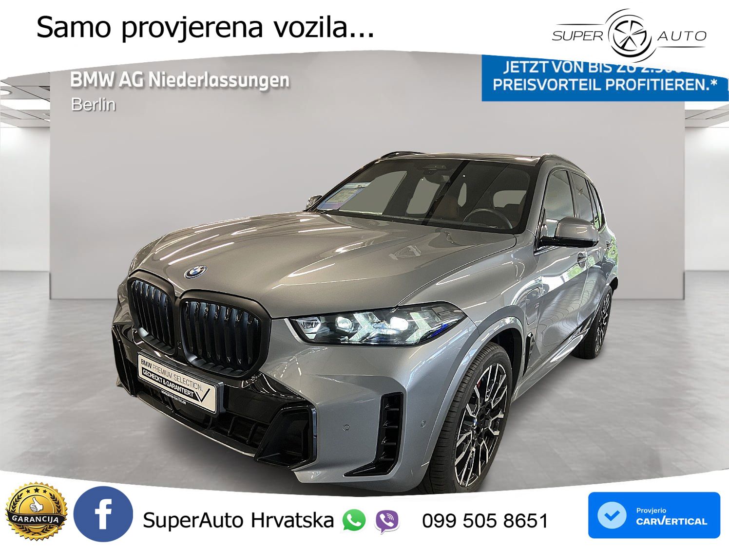 BMW X5 50e (489 KS) xDrive Steptronic LED+GR SJED+ACC