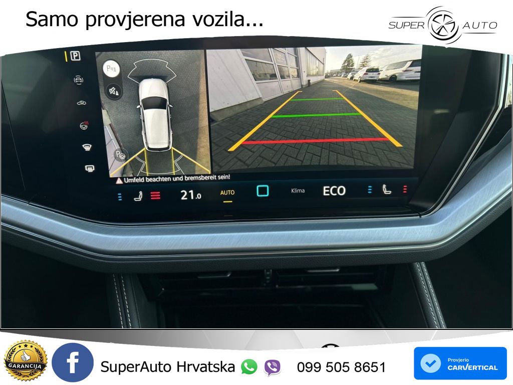 Volkswagen Touareg 3.0 V6 TDI (286 KS) 4MOTION Tiptronic ZRAČNI+ACC+GR SJED+KAM+PANO