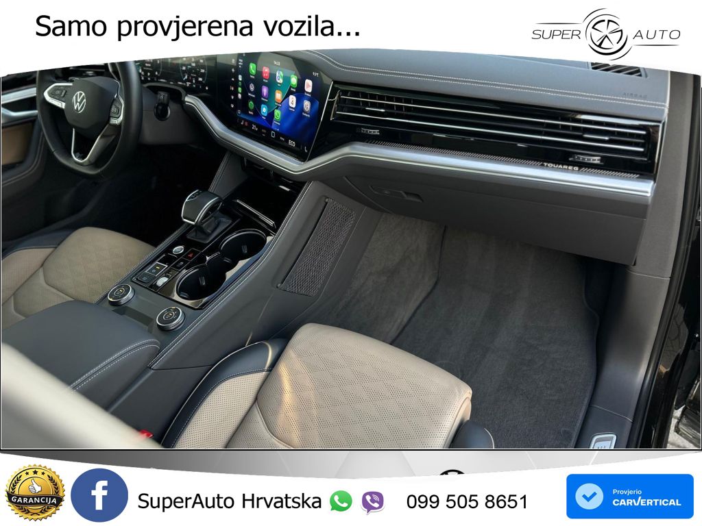 Volkswagen Touareg 3.0 V6 TDI (286 KS) 4MOTION Tiptronic ZRAČNI+ACC+GR SJED+KAM+PANO