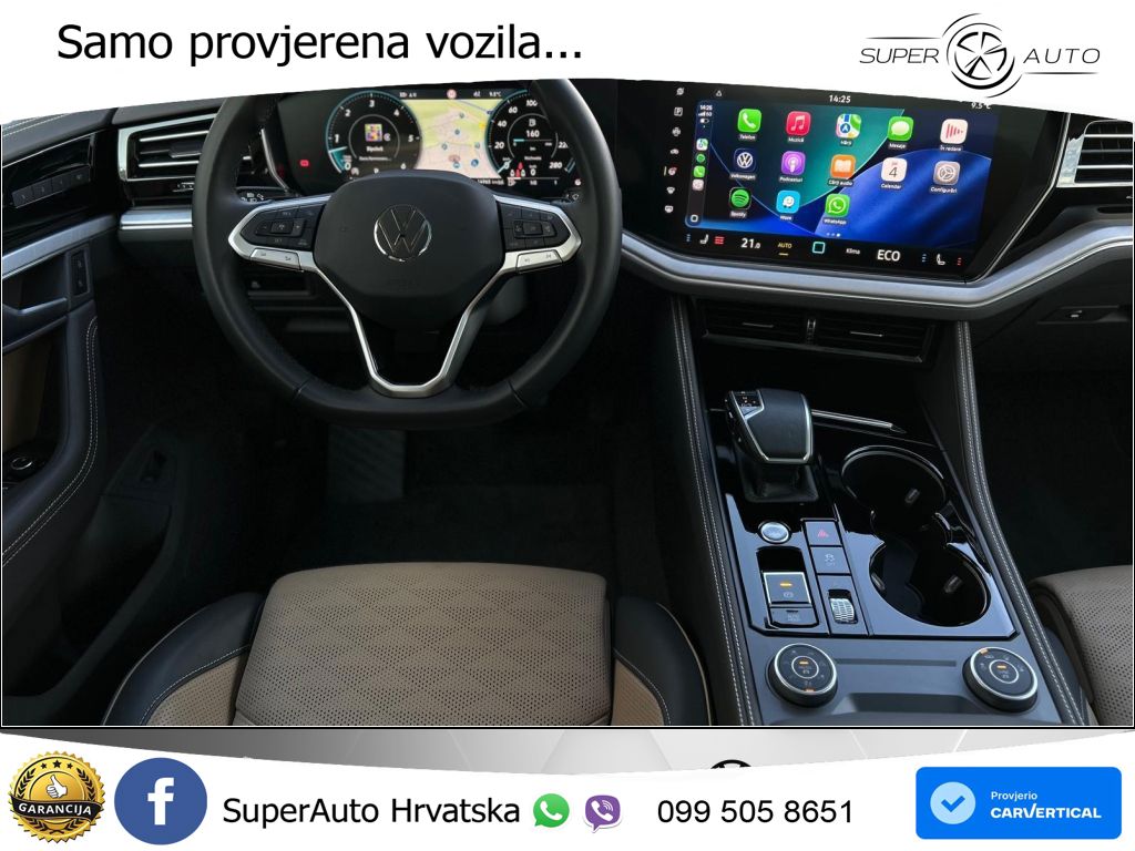Volkswagen Touareg 3.0 V6 TDI (286 KS) 4MOTION Tiptronic ZRAČNI+ACC+GR SJED+KAM+PANO
