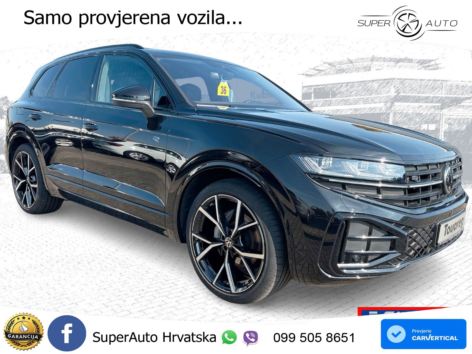 Volkswagen Touareg 3.0 V6 TDI (286 KS) 4MOTION Tiptronic R-Line ZRAČNI+ACC+GR SJED+KAM+PANO