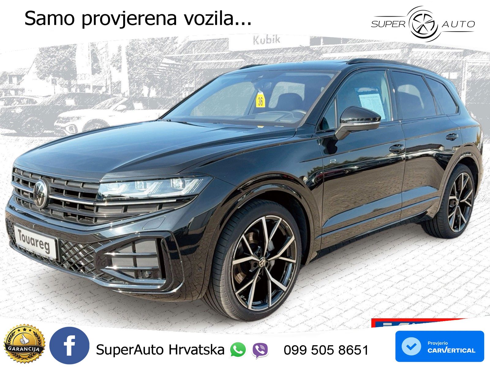 Volkswagen Touareg 3.0 V6 TDI (286 KS) 4MOTION Tiptronic R-Line ZRAČNI+ACC+GR SJED+KAM+PANO