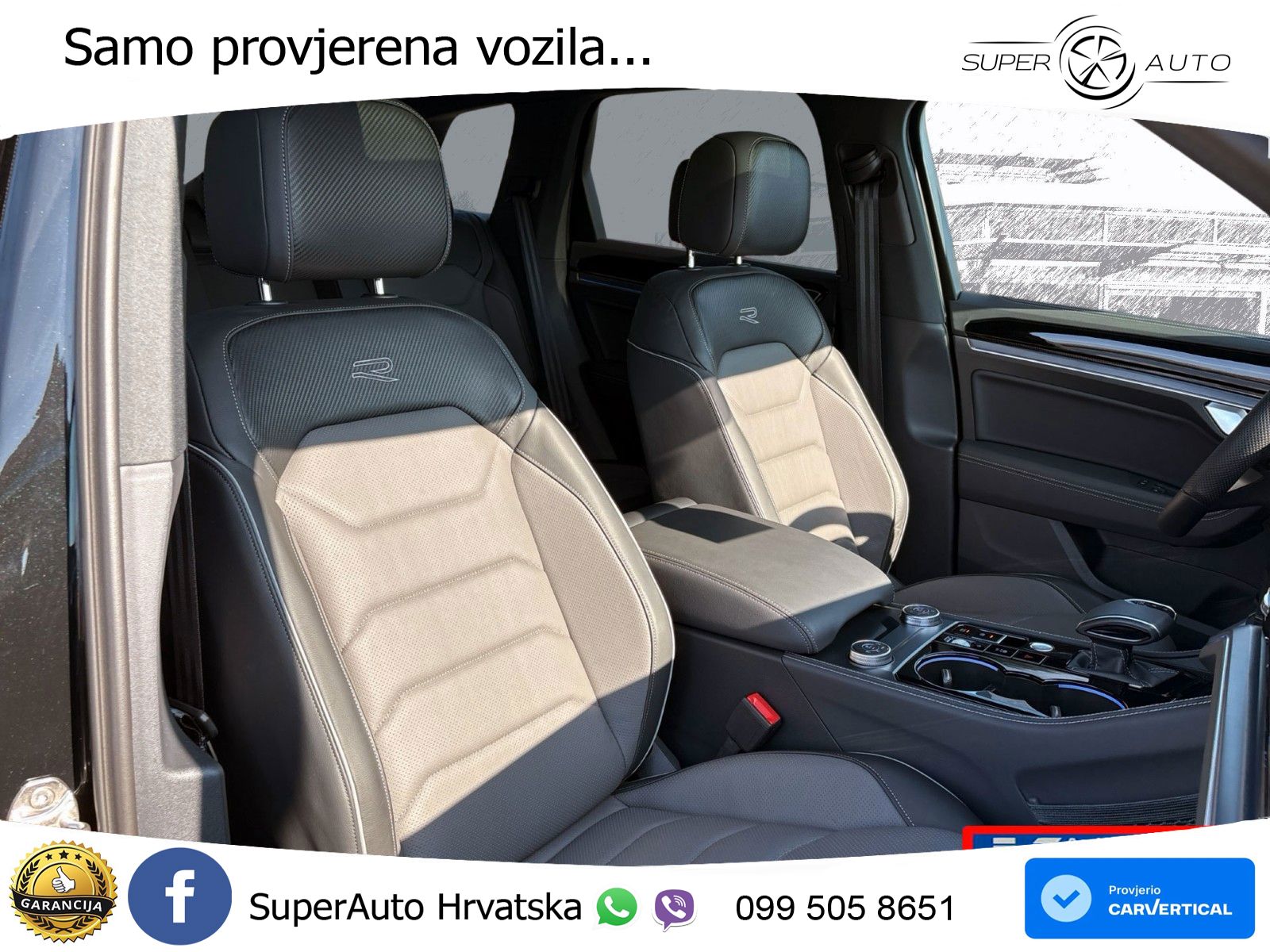 Volkswagen Touareg 3.0 V6 TDI (286 KS) 4MOTION Tiptronic R-Line ZRAČNI+ACC+GR SJED+KAM+PANO