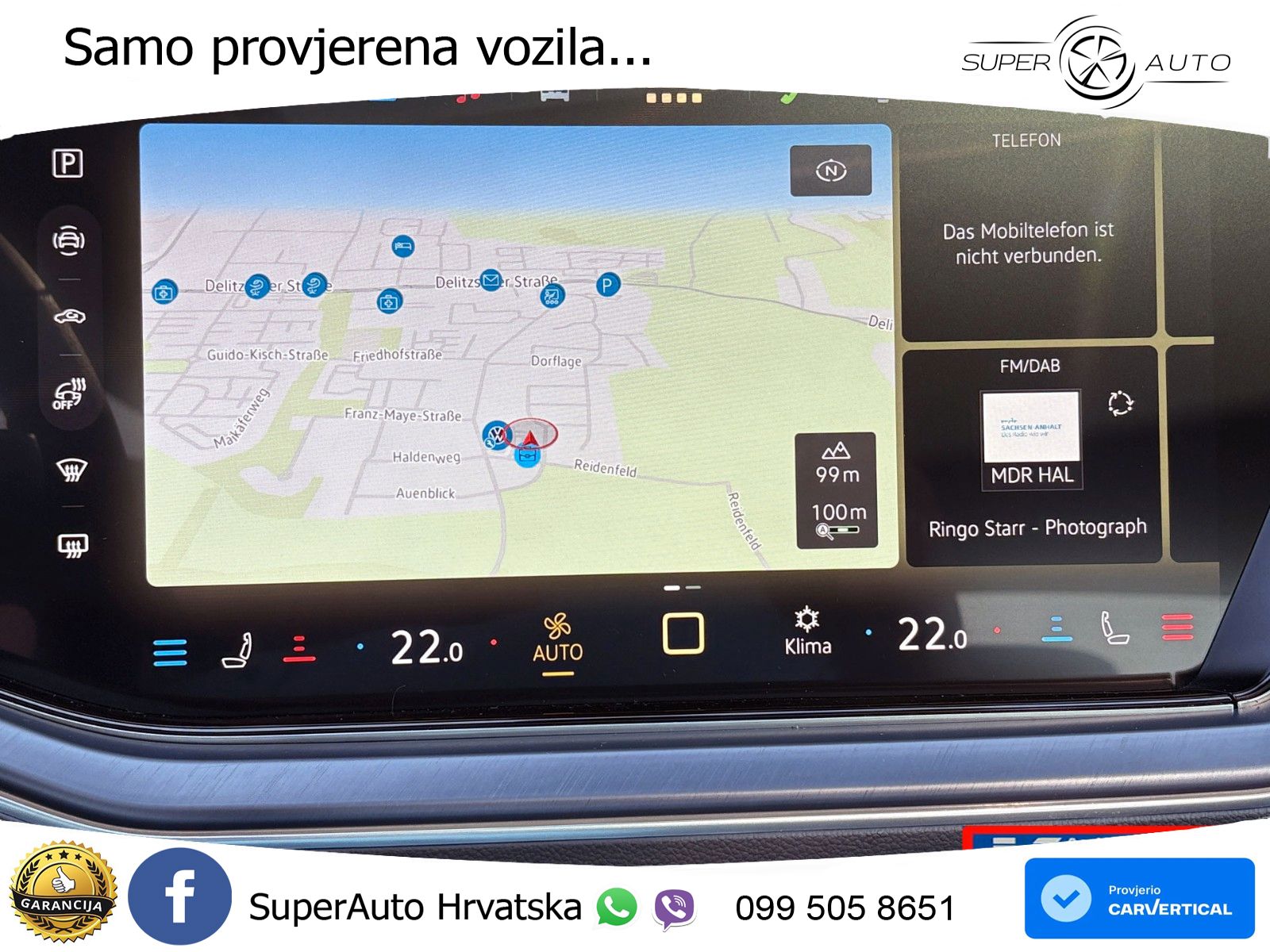 Volkswagen Touareg 3.0 V6 TDI (286 KS) 4MOTION Tiptronic R-Line ZRAČNI+ACC+GR SJED+KAM+PANO
