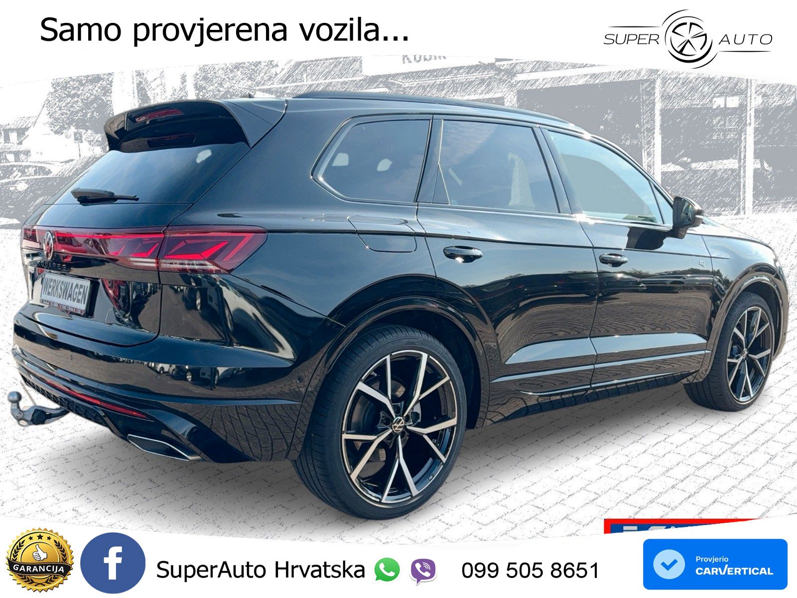 Volkswagen Touareg 3.0 V6 TDI (286 KS) 4MOTION Tiptronic R-Line ZRAČNI+ACC+GR SJED+KAM+PANO