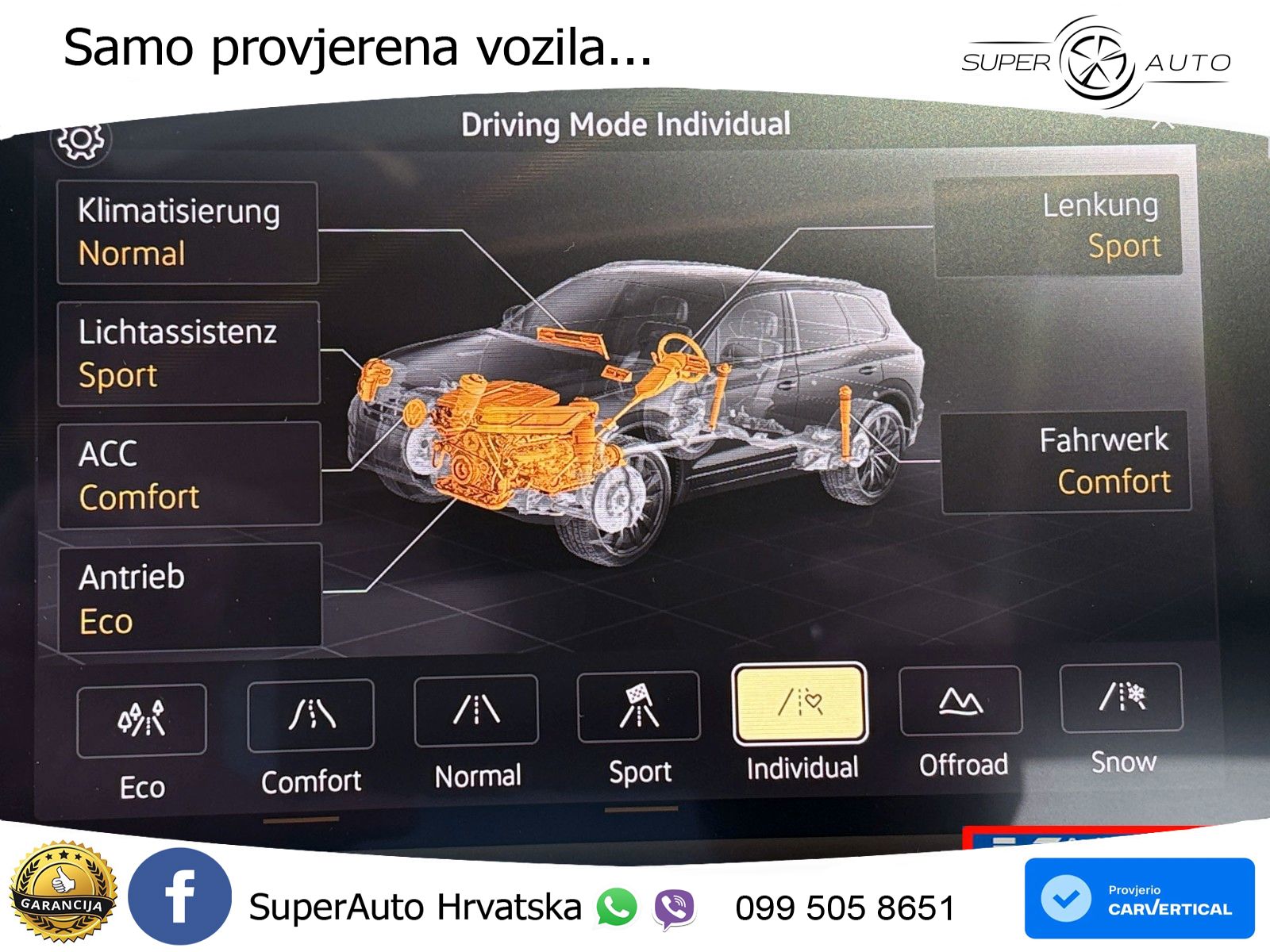 Volkswagen Touareg 3.0 V6 TDI (286 KS) 4MOTION Tiptronic R-Line ZRAČNI+ACC+GR SJED+KAM+PANO