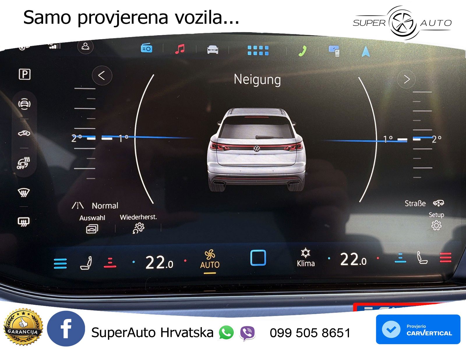 Volkswagen Touareg 3.0 V6 TDI (286 KS) 4MOTION Tiptronic R-Line ZRAČNI+ACC+GR SJED+KAM+PANO