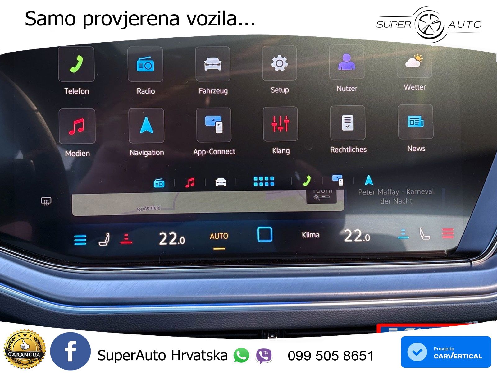 Volkswagen Touareg 3.0 V6 TDI (286 KS) 4MOTION Tiptronic R-Line ZRAČNI+ACC+GR SJED+KAM+PANO