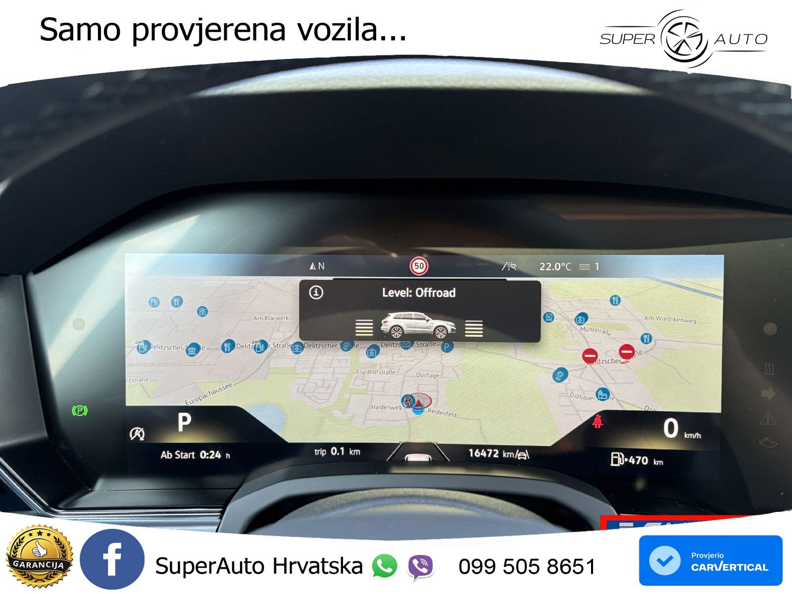 Volkswagen Touareg 3.0 V6 TDI (286 KS) 4MOTION Tiptronic R-Line ZRAČNI+ACC+GR SJED+KAM+PANO