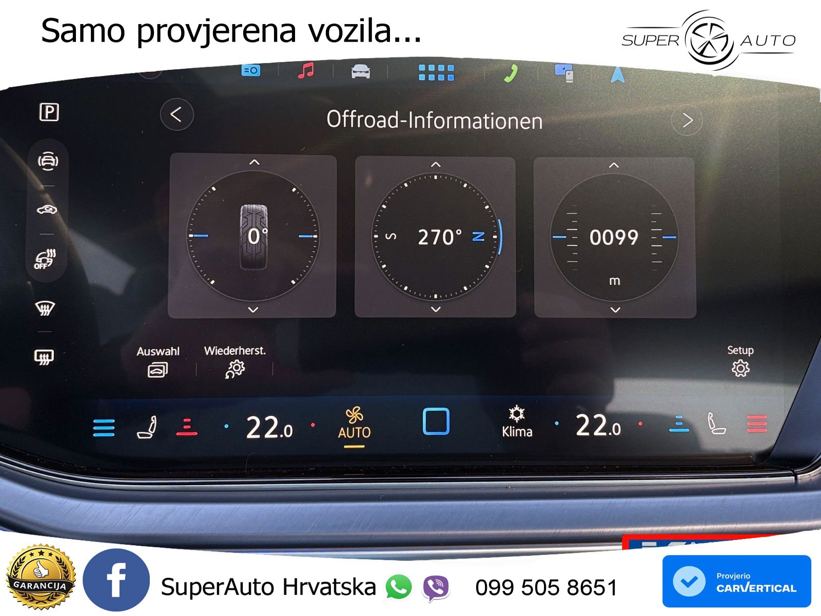 Volkswagen Touareg 3.0 V6 TDI (286 KS) 4MOTION Tiptronic R-Line ZRAČNI+ACC+GR SJED+KAM+PANO