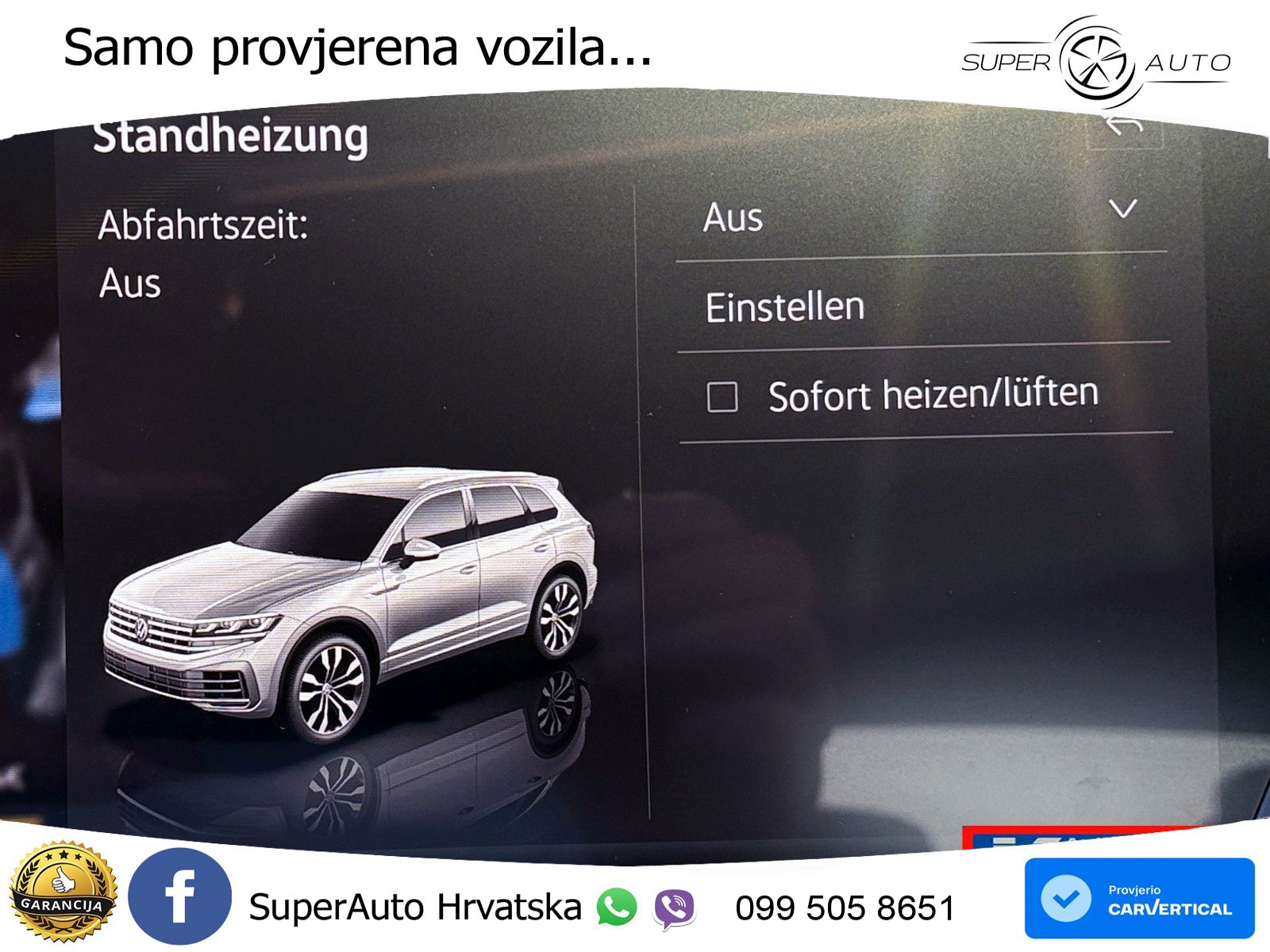 Volkswagen Touareg 3.0 V6 TDI (286 KS) 4MOTION Tiptronic R-Line ZRAČNI+ACC+GR SJED+KAM+PANO