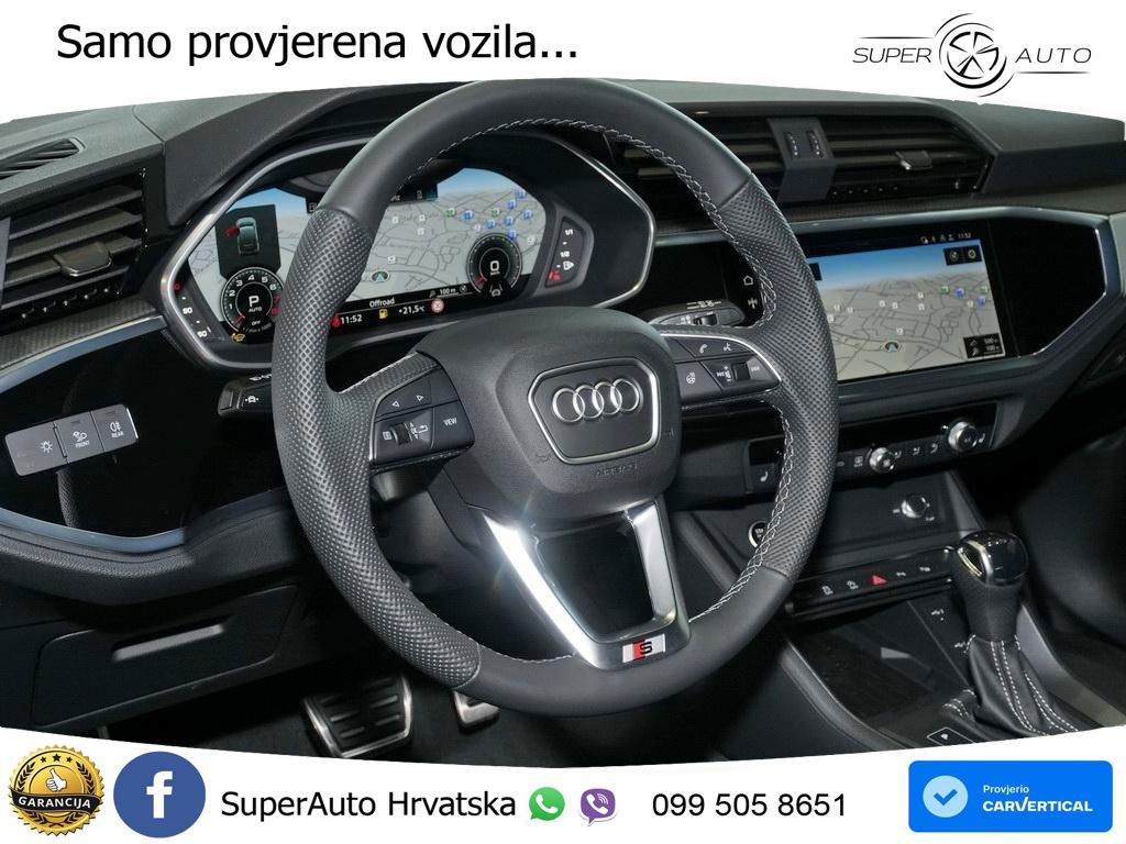 Audi Q3 II Sportback 35 TFSI (150 KS) S tronic S line MATRIX+GR SJED+KAM