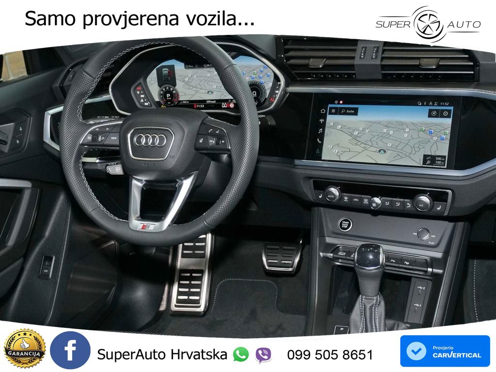 Audi Q3 II Sportback 35 TFSI (150 KS) S tronic S line MATRIX+GR SJED+KAM
