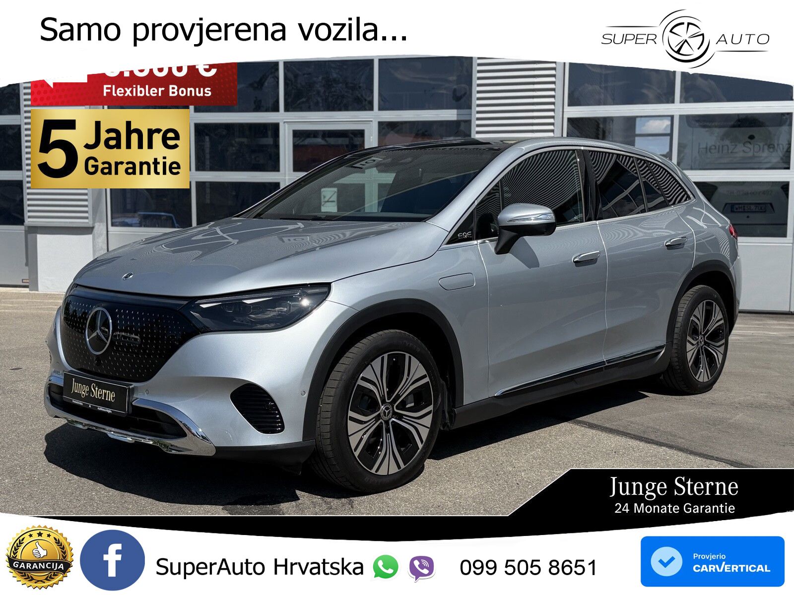 Mercedes EQE SUV 300 100 kWh (245 KS) ACC+GR SJED+360+PANO