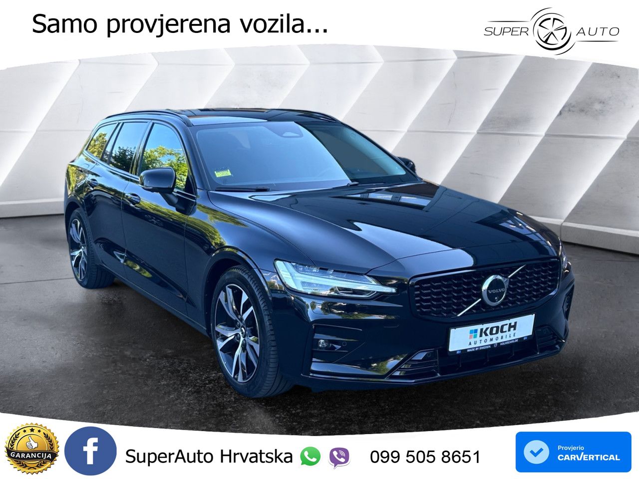 Volvo V60 2.0 B4 Benzin DCT LED+GR SJED+ACC