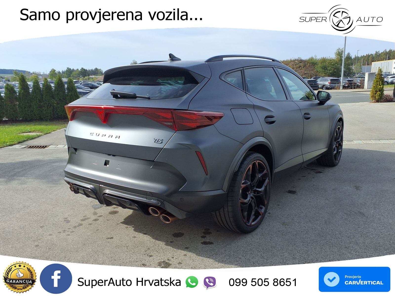 Cupra Formentor VZ5 2.5 TSI (390 KS) 4Drive DSG MATRIX+GR SJED+KAM