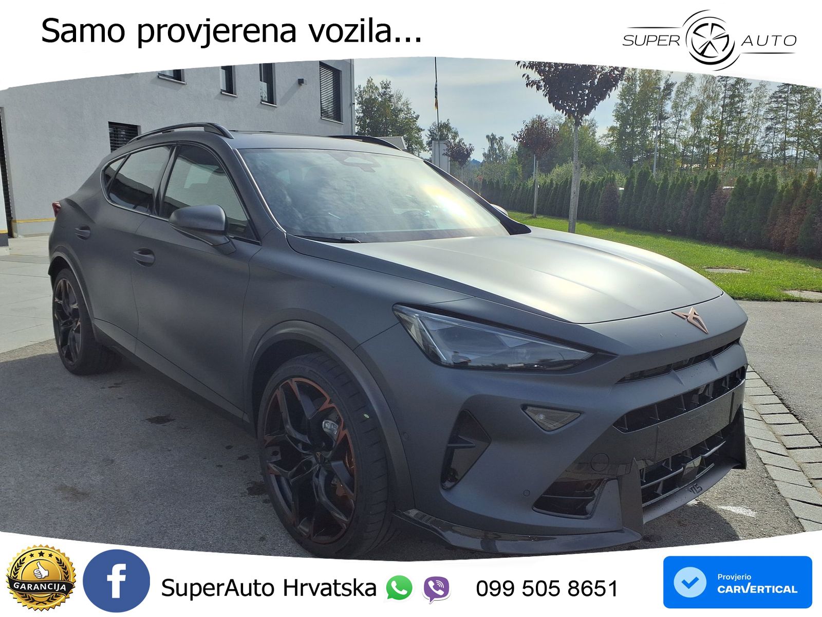 Cupra Formentor VZ5 2.5 TSI (390 KS) 4Drive DSG MATRIX+GR SJED+KAM