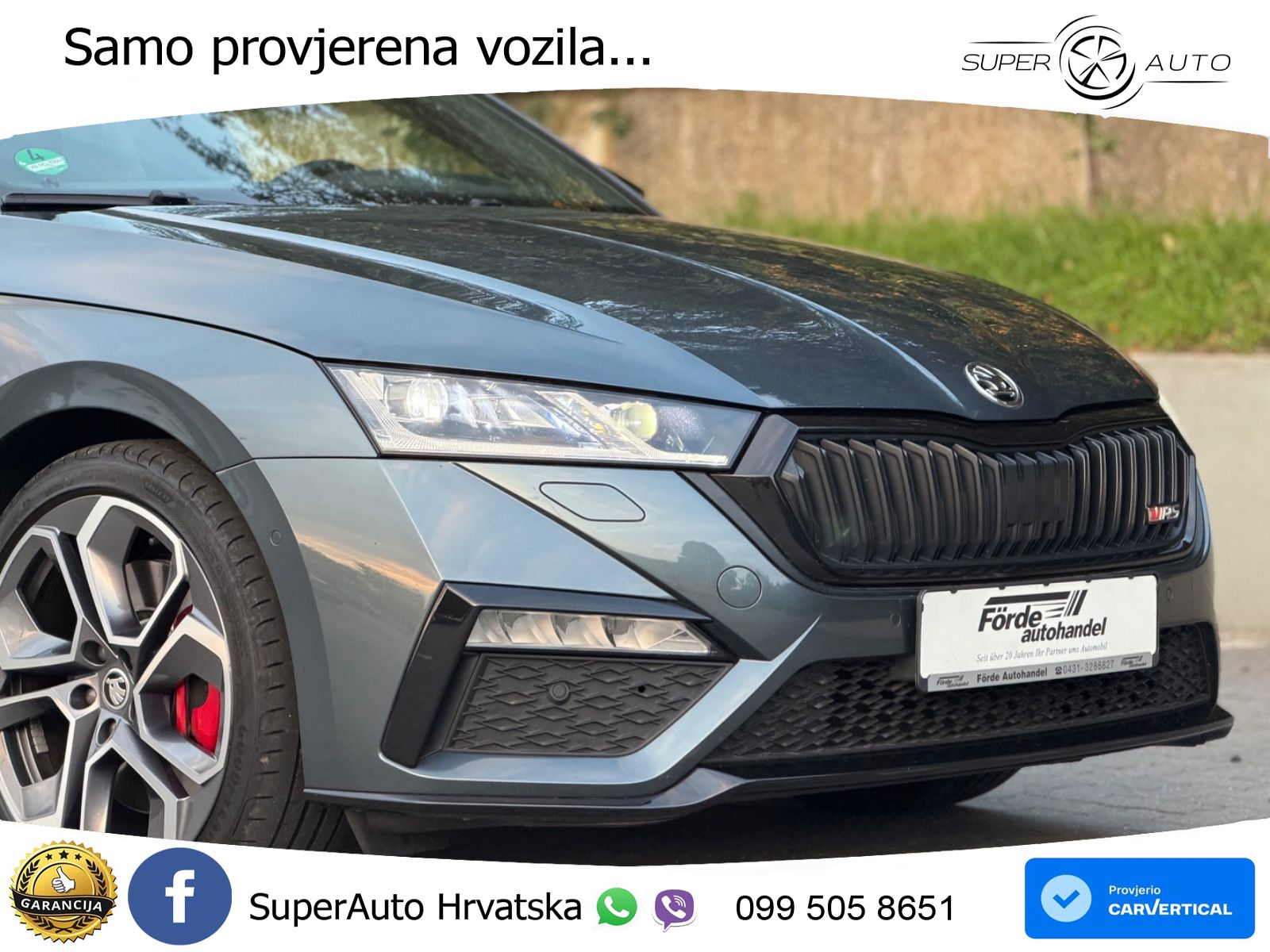 Škoda Octavia Combi RS 2.0 TSI (245 KS) DSG LED+GR SJED+ACC
