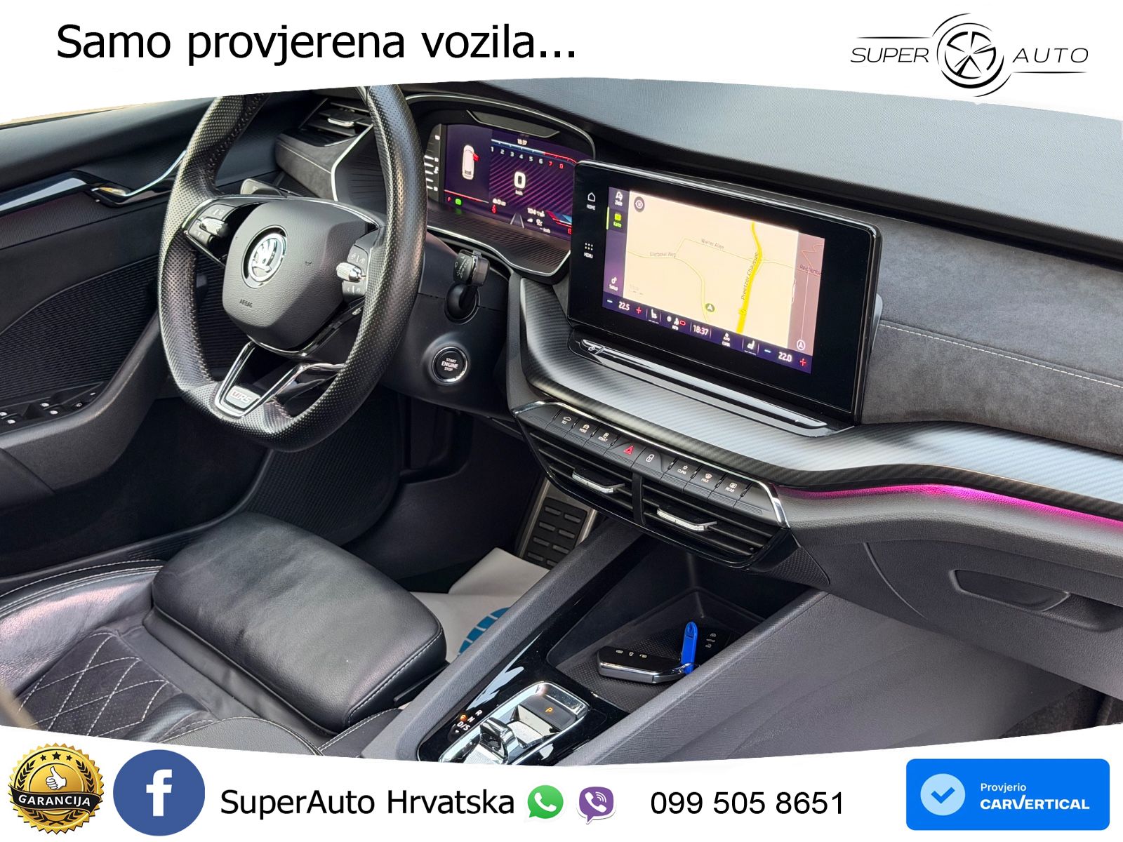 Škoda Octavia Combi RS 2.0 TSI (245 KS) DSG LED+GR SJED+ACC
