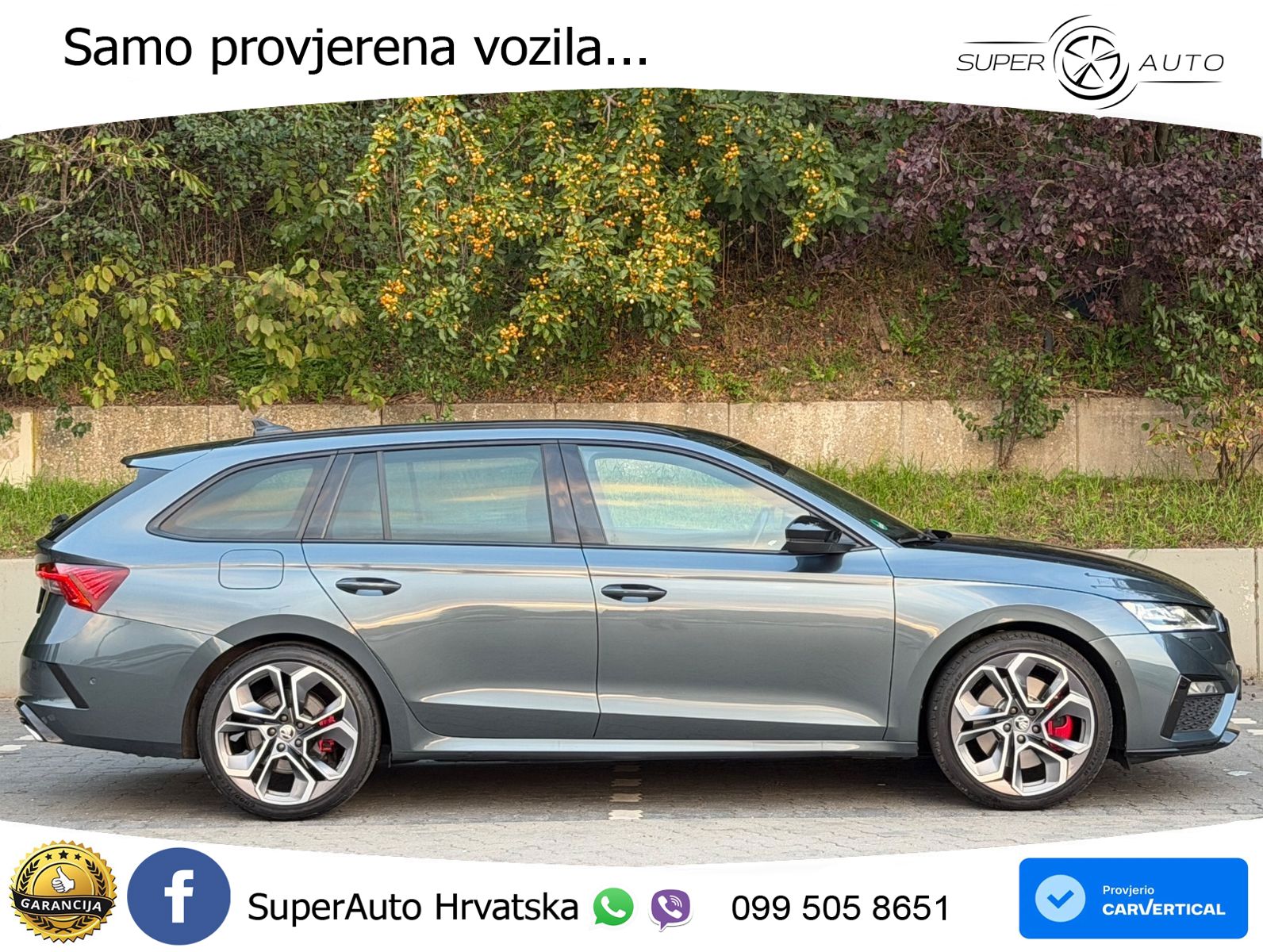 Škoda Octavia Combi RS 2.0 TSI (245 KS) DSG LED+GR SJED+ACC