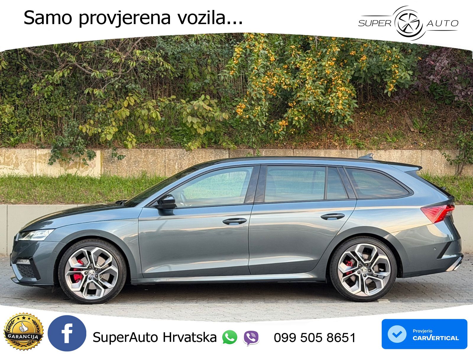 Škoda Octavia Combi RS 2.0 TSI (245 KS) DSG LED+GR SJED+ACC
